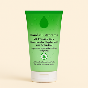 Handcreme mit Aloe Vera und bienenwachs