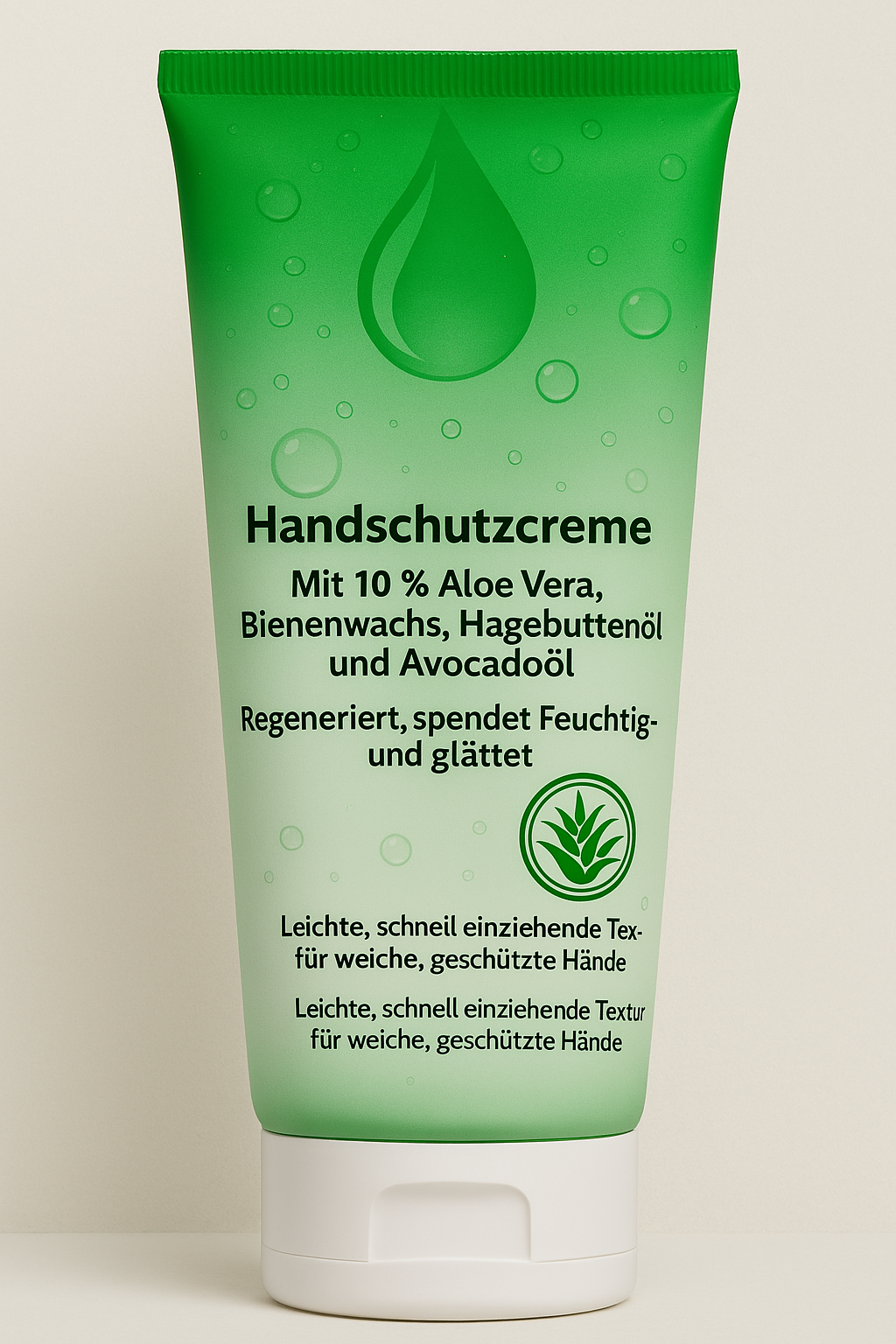Handcreme mit Aloe Vera und bienenwachs