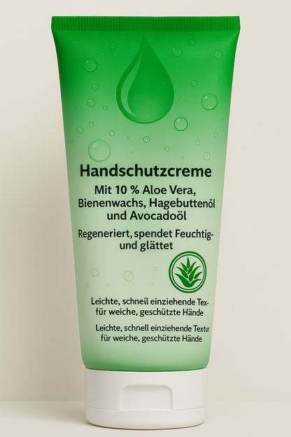 Handcreme mit Aloe Vera und bienenwachs