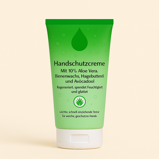 Handcreme mit Aloe Vera und bienenwachs