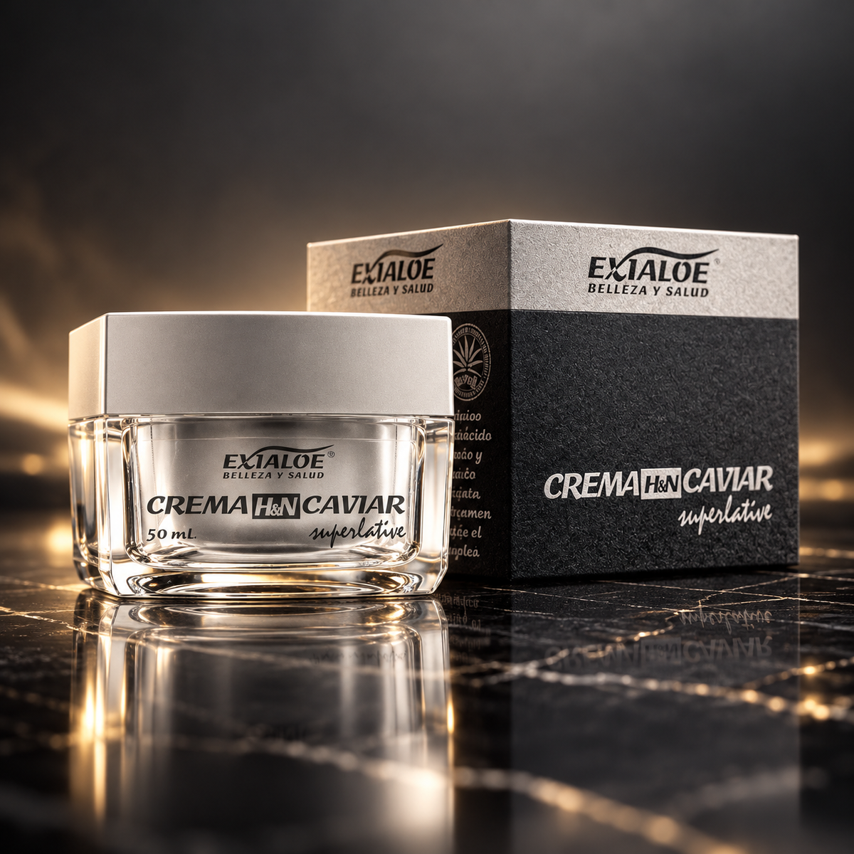 EXIALOE H&N Caviar Superlative Gesichtscreme – 50 ml